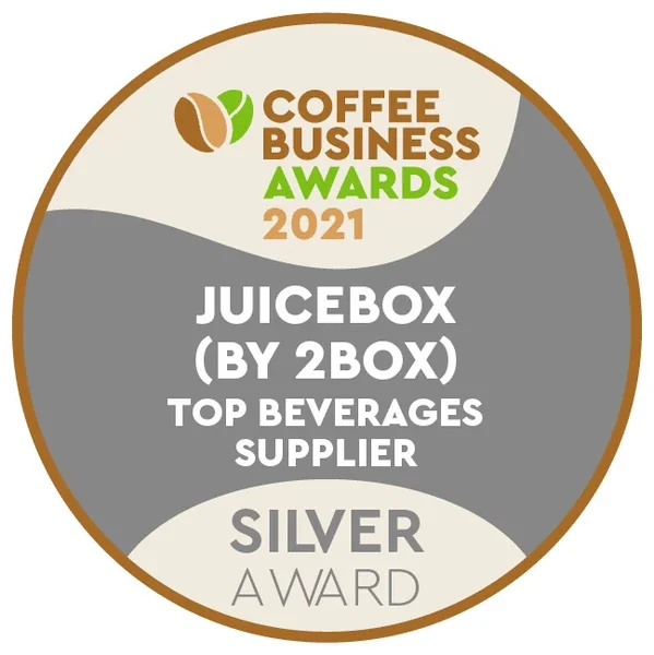 Coffee Business Awards 2021, JuiceBox Silver Top Beverages Supplier
